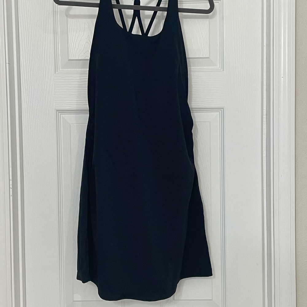 Black Strappy Back Dress